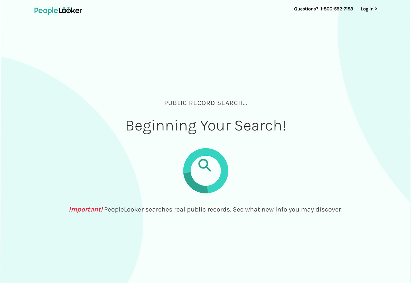 Background Search on PeopleLooker
