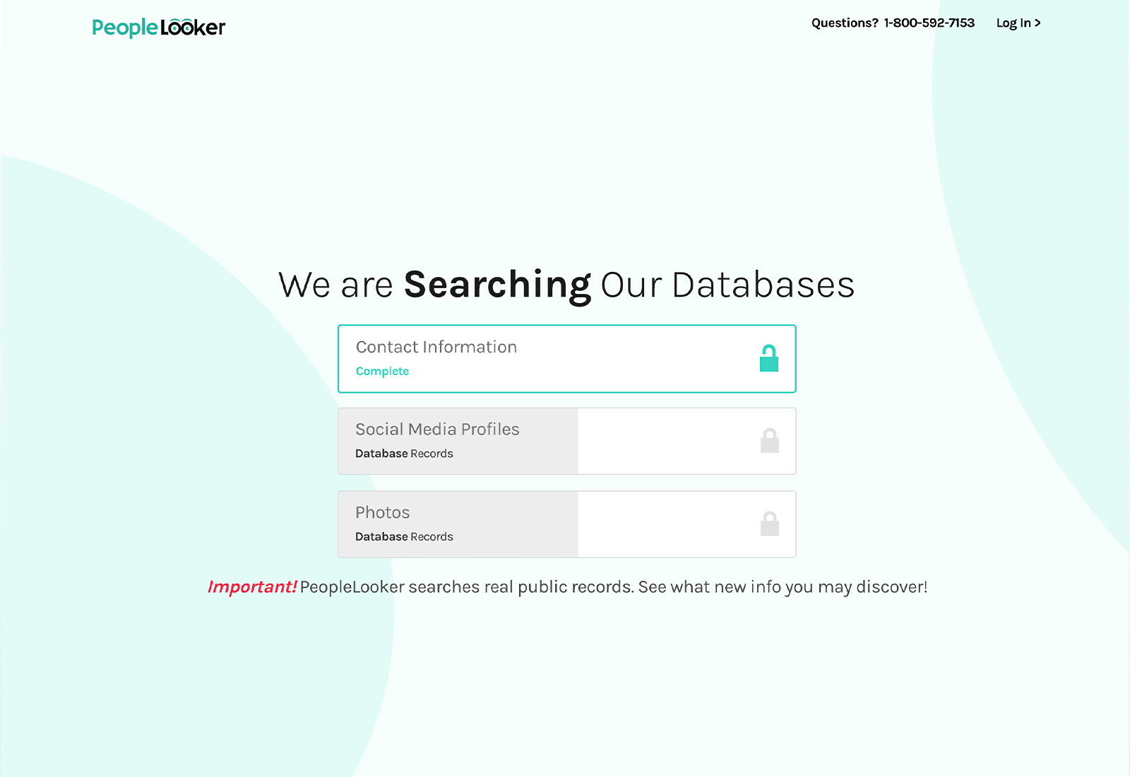 PeopleLooker Background Search